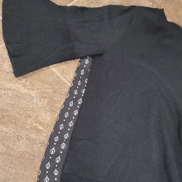 Ann Taylor LOFT Womens Size Med Wool Multicolor Mixed Media Pullover Sweater - Picture 4 of 10